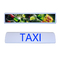 Blank P7 LED Taxi Cab ป้ายหลังคารถป้าย Topper 20W