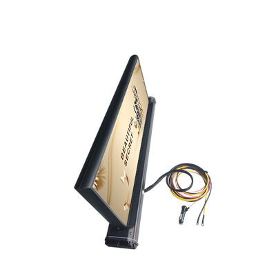 รีโมทคอนโทรล P2.5 หลังคารถแท็กซี่จอแสดงผล LED 4G WiFi IP56 กันน้ำ